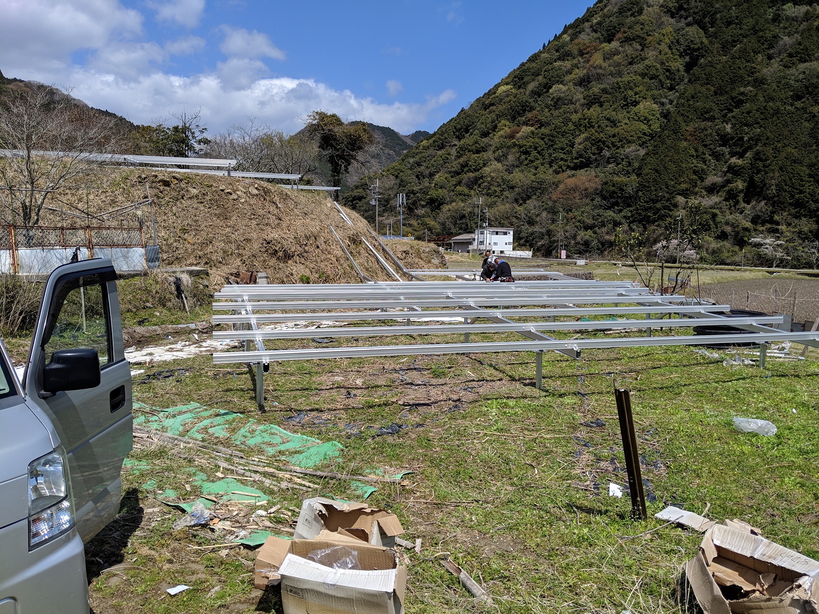 架台組立プロ・素人 見分け方！姫路市夢前町 太陽光発電