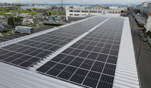名古屋 屋根上自家消費太陽光発電設備