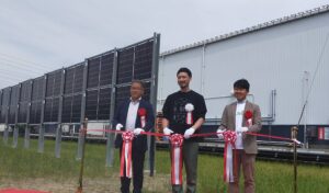 石川県白山市にて垂直型ソーラーシェアリング　竣工式実施